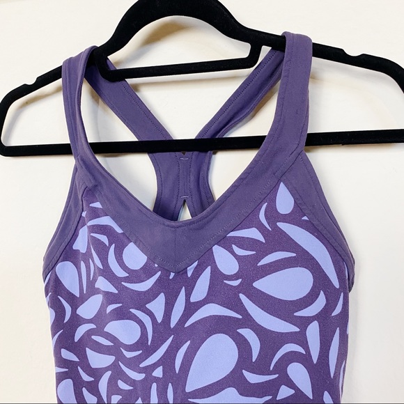 🌟LUCY Purple Active Top Racerback XS - Picture 2 of 6
